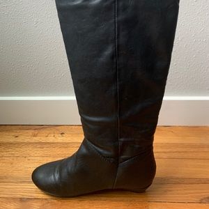 Gabriella Rocha Leola Tall Wedged Black Boots